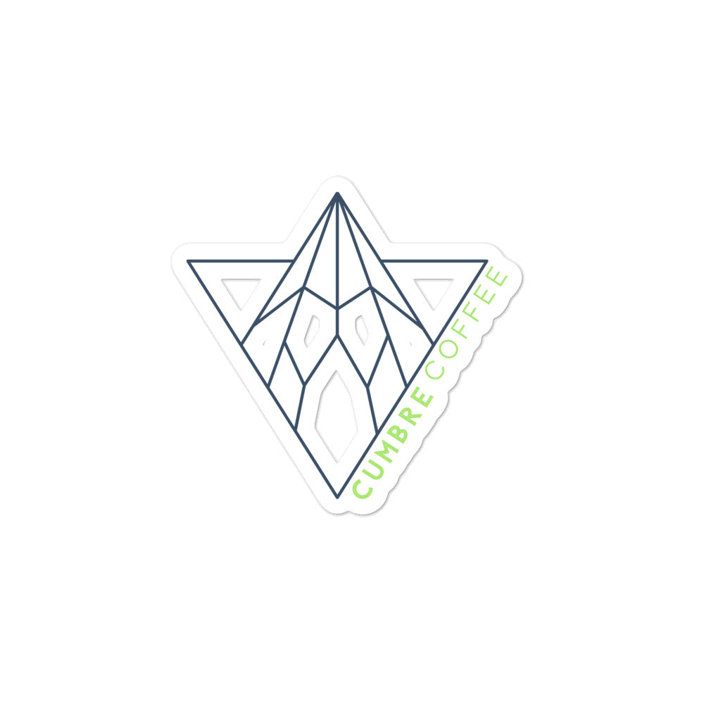 Cumbre Cut Stickers - Blue Peak