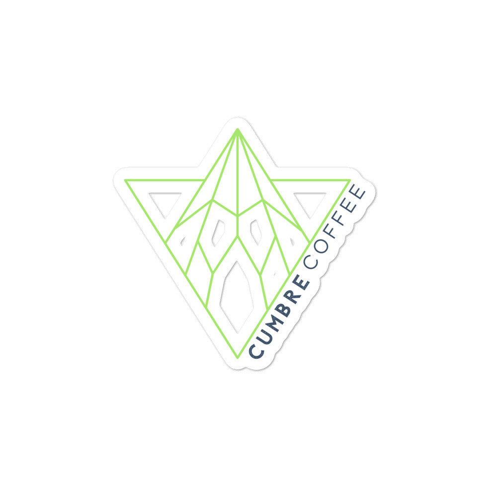 Cumbre Cut Stickers - Green Peak